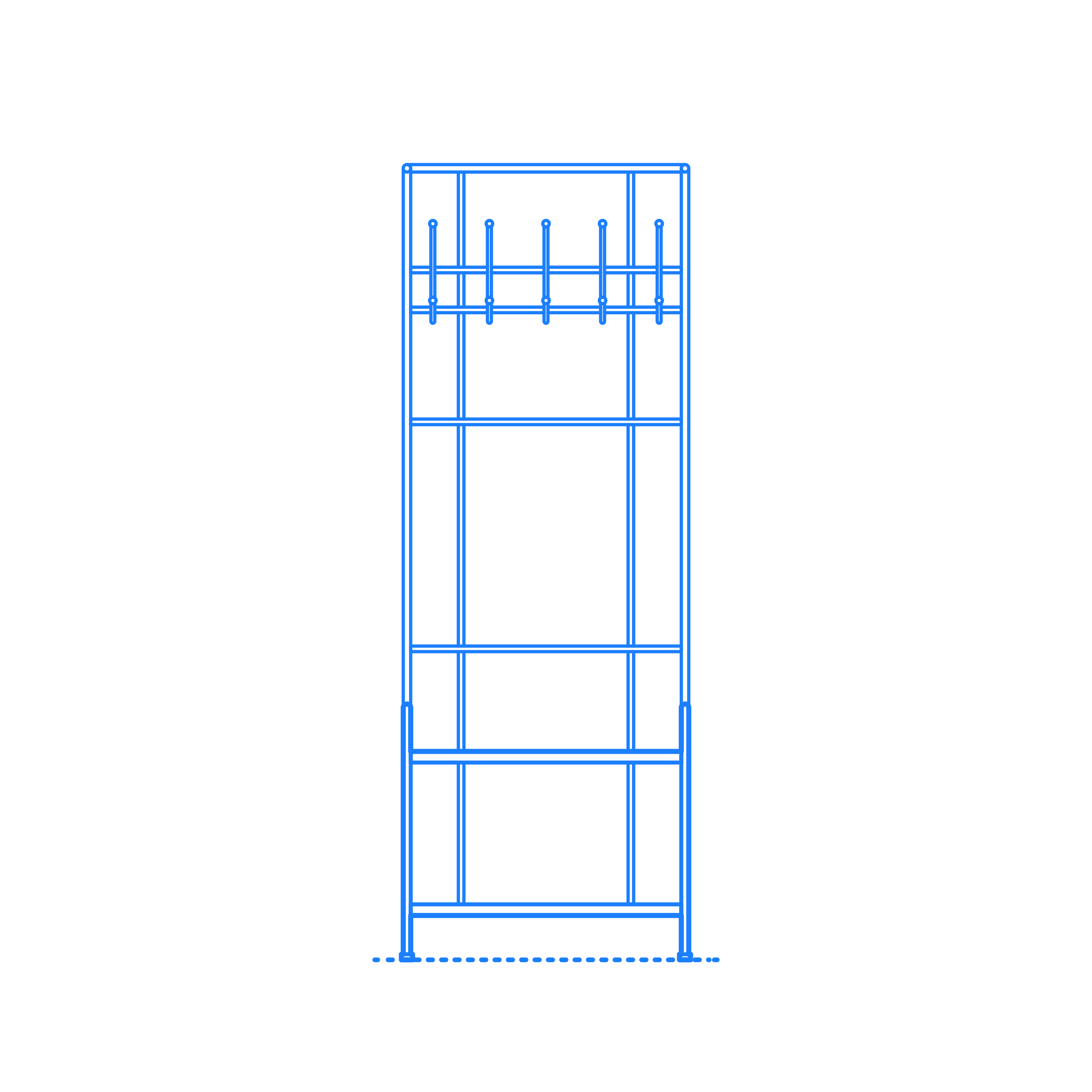 Furniture Hall Tree Thetford Hall Tree Contour Svg Vector Free Vectors